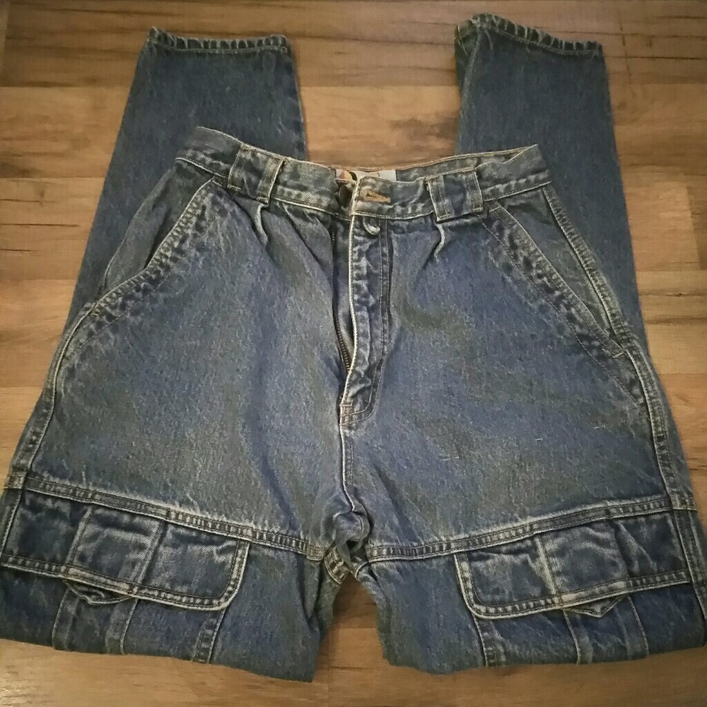 Vintage high waist cappuccino jeans